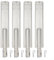 Bruciatore di ricambio per barbecue in acciaio inossidabile 304, 40,6 cm, compatibile con vari modelli di griglia (4 pezzi)