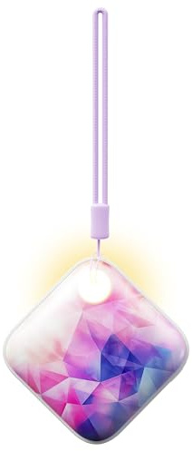 Gaiatop Handwärmer Elektrisch, 3 Heizstufen, 4000 mAh Doppelseitig Taschenwärmer Wiederverwendbar mit Licht/Gurt, Niedlicher Handflächengroßer Hand Warmer USB Heizung Gadgets Geschenke