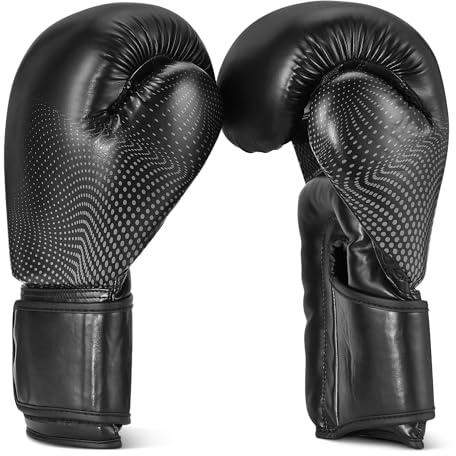 Amazon Basics Boxing Gloves for Men & Women, Sparring, Training, Muay Thai, Kickboxing, MMA, 14 oz