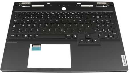 Lenovo 5CB1N61443 Original Tastatur inkl. Topcase DE (deutsch) schwarz/schwarz mit Backlight für Legion 7i 16IRX9 Gen 9 (83FD)