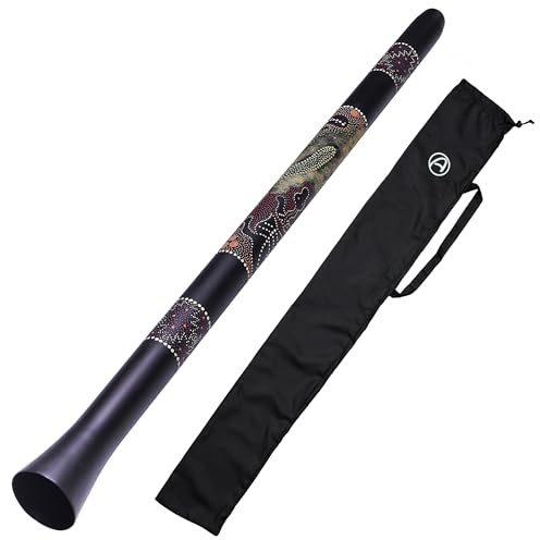Didgeridoo aus Kunststoff 130 cm – Gerades Kunststoff-Didgeridoo mit hellem Ton