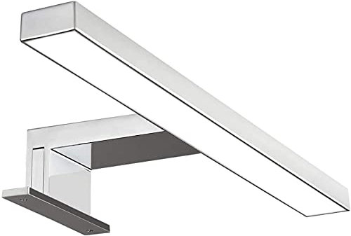 Solupa lampada da specchio LED per bagno FORTUNA – 30CM, 4,8W, 300LM, 220V, 6000K, ABS, IP44 Classe II, non dimmerabile, Installazione specchio e telaio, luce fredda, 300 mm
