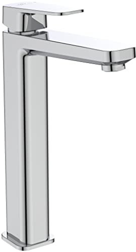 Ideal Standard A6329AA Tonic II Waschtischarmatur ohne Ablaufgarnitur verlängerter Sockel, Chrom