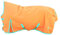 indira Pferdedecke Outdoor pro 200g Wasserdicht Ripstop 1200d high-Neck (155 cm, Orange 01 - Türkis 01)