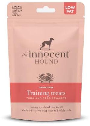 The Innocent Hound Training Treats | Premium Tuna & Crab Treats | Soft, Tasty & High-Value Training Treats | Grain-Free & Hypoallergenic | Low Fat Treats | 600g