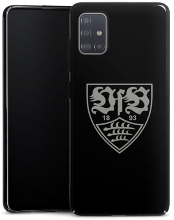 Hard Case kompatibel mit Samsung Galaxy A51 Schutzhülle schwarz Smartphone Backcover Offizielles Lizenzprodukt VfB Stuttgart Bundesliga