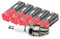 5er Set Zündkerze Isolator Spezial M14 x 260 Doppelpin für alle Simson, AWO, MZ, Schwalbe, Spatz, Star...