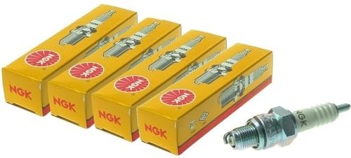 4x NGK CR9E 6263 Zündkerzen kompatibel mit Gilera Bimota kompatibel mit Kawasaki GSX-R
