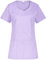 B-well Medical Uniforms & Scrubs INES Professional Healthcare Scrub Top Slip-On Short Sleeve V-Neck Beauty Tunic, Purple, XL