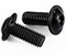 Lot de 20 boulons à tête bombée M8 - 1,25 x 20 mm - En acier inoxydable 304 - Finition noire
