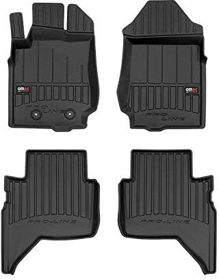 OMAC Gummi Fußmatten kompatibel mit Ford Ranger 2011-2023 Premium TPE Automatten