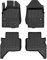 OMAC Gummi Fußmatten kompatibel mit Ford Ranger 2011-2023 Premium TPE Automatten