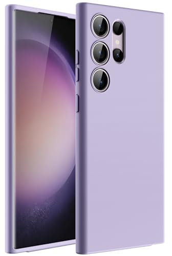 JETech Coque Fine pour Samsung Galaxy S23 Ultra 5G 6,8 Pouces, Étui Doux TPU Housse Mince avec Finition Mat, Antichoc (Lilas)