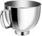 Rührschüssel aus Edelstahl für KitchenAid Classic, & Artisan Serie 4,5–5 QT Kippkopf-Mixer, passend für K45SS, KSM70, KSM90 KSM150, KSM155, KSM165, polierte Oberfläche, Griff, spülmaschinenfest