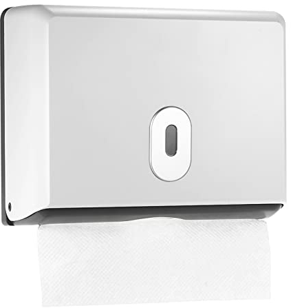 Tidyard Papierhandtuchspender Papierhandtuchhalter Wandmontage Paper Towel Dispenser Handtuchspender Wall Mounted Papierhandtücher Spender Wandmontierter Tissue Boxspender für Badezimmer, Küche