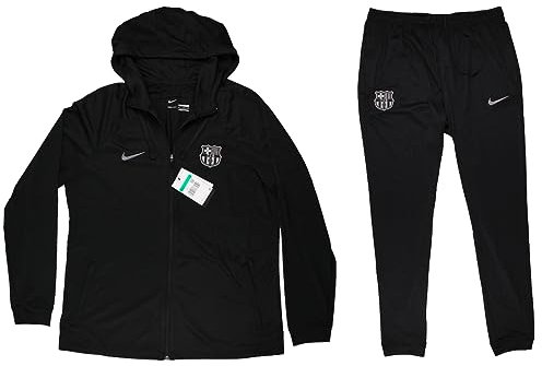 2022-2023 Barcelona CL Hooded Strike Tracksuit (Black)