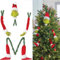 Grinch Decorazioni Natalizie,Decorazioni per il corpo degli elfi di Natale,Ciondoli per Albero di Natale Grinchs,Divertenti Decorazioni Natalizie,Decorazioni di Natale Accessori per Party