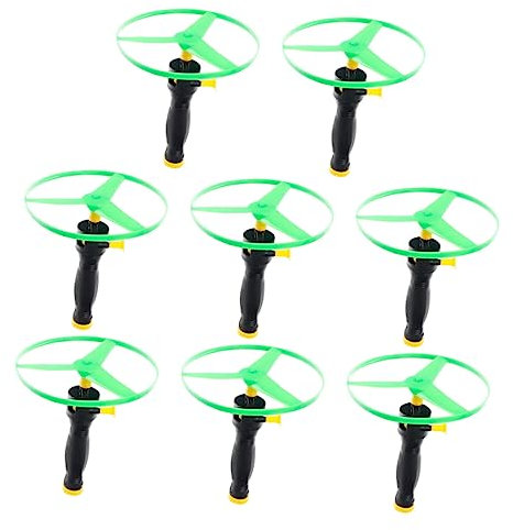 ibasenice 8piezas Juguete De Disco Volador Para Niño Niña De Platillos De Vuelo Juguete Educativo Para Aire Diversión Familia y Mejora Relación Padres-hijos