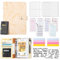 Budget Planner Deutsch mit Taschenrechner A6 Budget Binder Cash Stuffing Finanzplaner Sparchallenge Budgetplaner Geld Organizer Sparbuch Geldplaner Haushaltsbuch mit Geldfächer (Marmor Gelb)