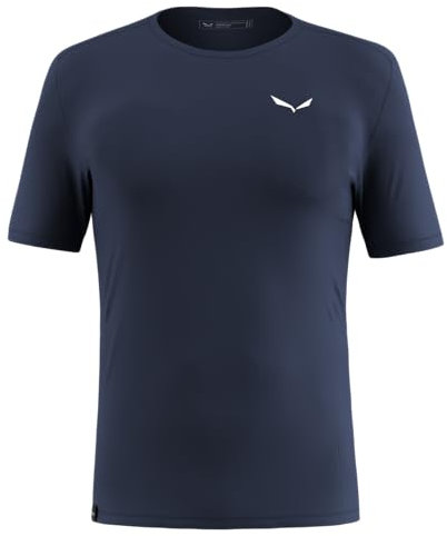 Salewa Herren Puez Sporty Dry M T-shirt S/S Tee, Navy Blazer, M EU