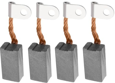 ECSiNG 4 Cepillos de Carbón para Motor Que Contienen Láminas de Cobre Tamaño de Cepillo de Carbón 9x13x25,5 Mm Accesorios de Repuesto para Cepillos de Carbón Compatibles con Bosch