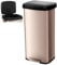 COSTWAY 50L/68L Kitchen Bin, Soft Closure Stainless Steel Recycling Pedal Bin with Deodorizer Box, Handle and Non-slip Base, Fingerprint-Proof Rubbish Trash Can Dustbin (68L, Gold)