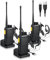 eSynic Professional 3PACK Long Range Digital Walkie Talkie for Adult Rechargeable Clear Sound Walkie Talkies with VOX Function Earpieces 2 Way Radio Noise Reduction for Indoor & Outdoor