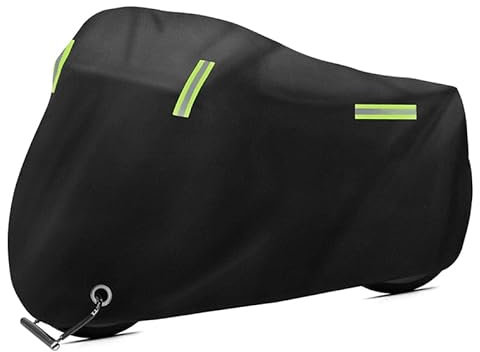 WLFgxr Housse de Moto, pour Harley Davidson Breakout 114 Housse Protection Moto Anti Poussière Protection UV avec Trou pour Cadenas Anti-Vent