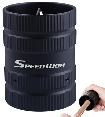 SPEEDWOX Metal Pipe Reamer PVC Deburring Tool 1/4 to 1-5/8 O.D. Inner/Outer Deburring Tool Pipe Cleaner Plumbing Reamer Deburring Tool for Plumber for Copper Aluminum PVC Ppr Pipes