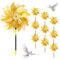 XLZJYIJ Molino de Viento Reflectante, 10 Piezas Molinillo de Viento Ahuyenta Pajaros, Molinillos de Viento para Pajaros para Proteger Jardines, Huertos, Granjas, Techos