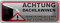 Achtung Dachlawinen | Warnschild | Parken auf eigene Gefahr | 10 x 27cm