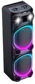 HS-TD12X7 BLUETOOTH TROLLEY STEREO KARAOKE SPEAKER 38000W Dual 12 Inch