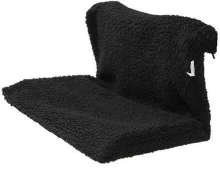 SUPVOX Hamac pour Chat Suspendu avec Cadre Lit Chaud pour Radiateur Gain de Place Facile à Installer Nettoyer Noir avec Doublure Agneau