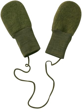 Engel Natur Fäustlinge aus Wollfleece, Natur, OneSize