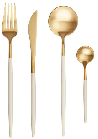 BUTLERS 4-tlg. Besteckset für 1 Person Edelstahl - STILETTO - matt