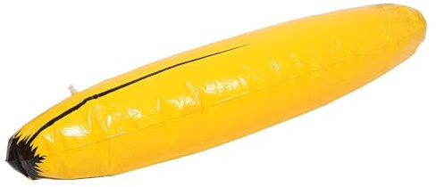 KONTONTY Aufblasbare Riesenbanane 173cm aus PVC für Geburtstagsfeiern