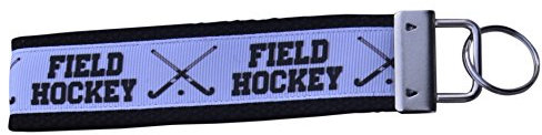 Infinity Collection Feldhockey-Geschenk, Feldhockey-Schlüsselanhänger, Feldhockey-Schmuck, Feldhockey-Charm-Schlüsselanhänger, Geschenk für Feldhockeyspieler und Trainer, Schwarz, 15 cm