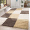 HomebyHome Shaggy Teppich Läufer Flur 80 x 250 cm - Shaggy Teppich Hochflor Mokka Extra Weich und Flauschig - Bettvorleger Teppiche für Schlafzimmer - Waschbarer Küchenläufer - Carpet, Halı, Kilim