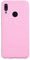 cuzz Cover per Huawei P Smart 2019+(1 Pezzi Proteggi Schermo in Vetro Temperato)Colore Solido Premium Flessibile Morbido Silicone TPU Custodia Sottile Ultra-Luce Antiscivolo Anti-Shock Housse(Rosa