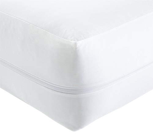 Olivia Rocco Anti Bed Bug Zipped Waterproof Mattress Total Encasement Protector Cover, Single
