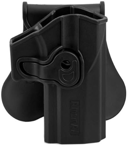 Amomax Gürtelholster Sig Sauer P320 Paddle 360° drehbar Click-Verschluß Polymer Airgun/Airsoft