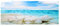 GOTOTOP Fish Tank Poster,Sea Star Pattern Aquarium Background Poster PVC Self Adhesive Sticker Fish Tank Wallpaper Decoration(61 * 41cm)