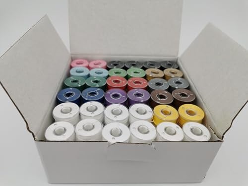 DOUBLELIN APM-40S2 Vorgewickelte Spulen, Größe A, 13 Farben, 144 Stk.