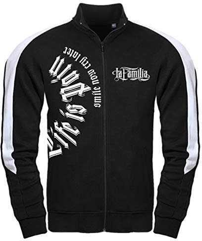 Spaß Kostet Männer Herren Trainingsjacke Marke Life is Pain smile now cry later tattoo ftw