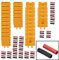 HUAZIZ 15 Paare XT30 Männlich Weiblich Batterie Anschlüsse XT30U Male Female Bullet Connectors Rundstecker Stecker Buchse, mit Schrumpfschlauch,for RC Airplane Helicopter Multicopter