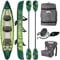 Aqua Marina , Kajak aufblasbar im Set für 2 – 3 Personen Ripple 2022 12‘2“ Paddelboot Kanu mit Paddel, Pumpe, Rucksack 370 x 85 cm
