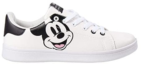 CERDÁ LIFE'S LITTLE MOMENTS Mickey Mouse Weiße Kinder Turnschuhe für Jungen | Sportliche Sneakers mit Stil und optimalem Sneaker, 36 EU