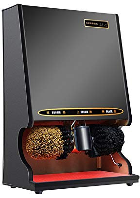 QHYXT Machine à cirer Les Chaussures, Brosse à Chaussures électrique Automatique pour Le Hall de l'hôtel Commercial Brosse à Chaussures électrique pour Le Hall de l'hôtel Commercial