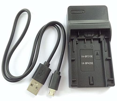 New IA-BP105R Small USB Camera Battery Charger For Samsung HMX-H220RN H220RP H220SN H220SP S16BP S10BP H203BN H203BP H203LN H203LP H303SP H303UN H303UP H204-BD H200EDC H304-SN H304SP H304UN H304UP