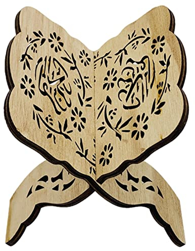 Ramadan Koran Buchhalter - Quran Ständer Koran Halter Aus | Gebetbuc Buchständer Bücherregal Eid Mubarak Tischdeko | Faltbar Leseständer Für Büro Schule Muslimische Ramadan Tisch Dekoration